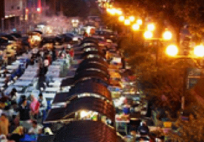 pasar malam jln abang galau miri